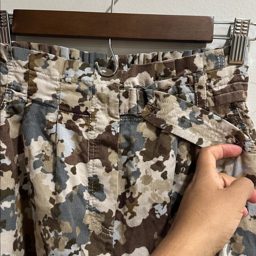 Zara Kids Girls Camouflage Joggers - Brown and Cream - Picture 8 of 8